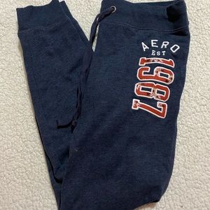 Aeropostale Blue Jogger Sweatpants